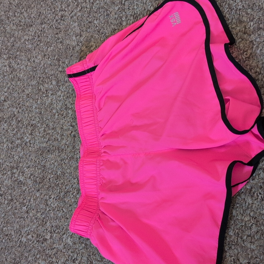Victoria's Secret Pink and Black Sport Shorts
